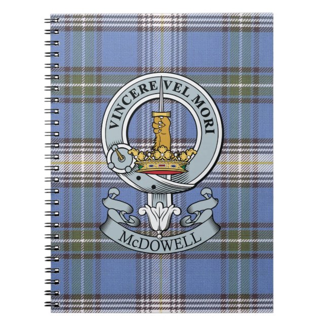 Escudo de McDowell + Cuaderno del tartán (Frente)