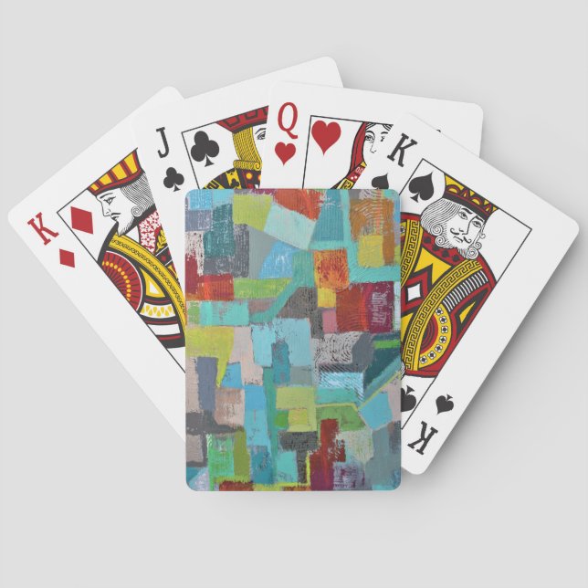 Escudo de muchas cartas de colores (Reverso)