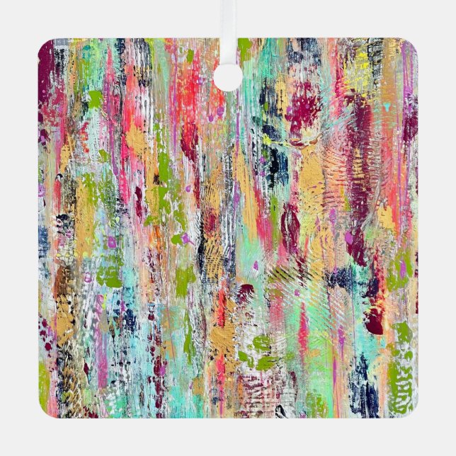 Escudo de muchos colores Ornamento Metalizado (Anverso)