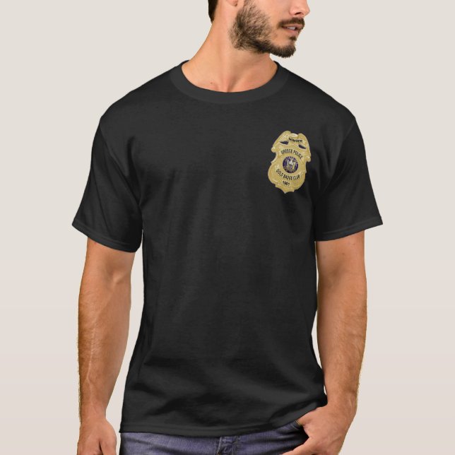 Escudo de oro de camiseta de la camiseta de la pol (Anverso)