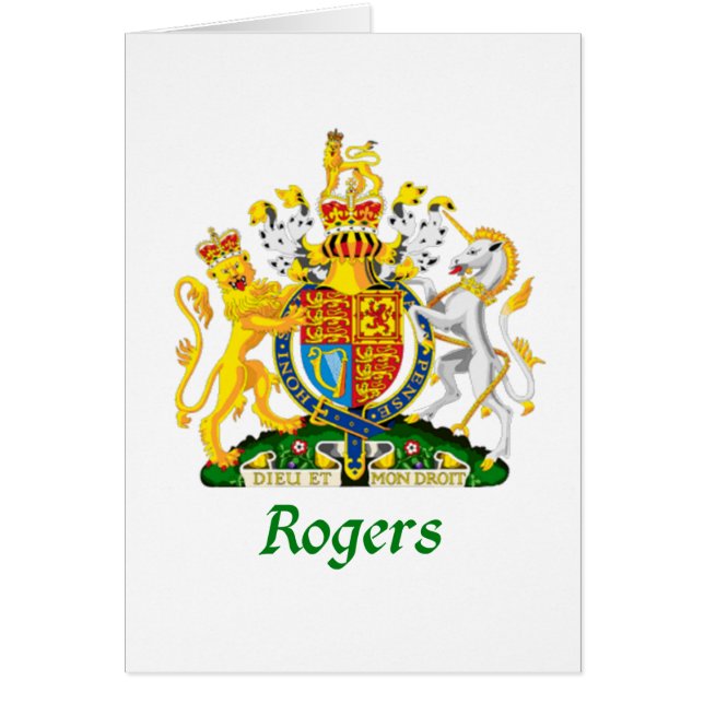 Escudo de Rogers de Gran Bretaña (Frente)