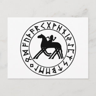 Escudo de Sleipnir de postal