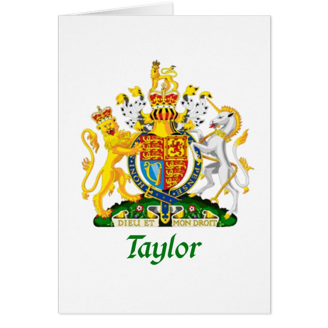 Escudo de Taylor de Gran Bretaña (Frente)