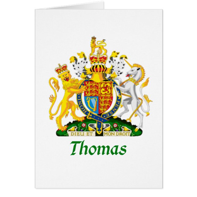 Escudo de Thomas de Gran Bretaña (Frente)
