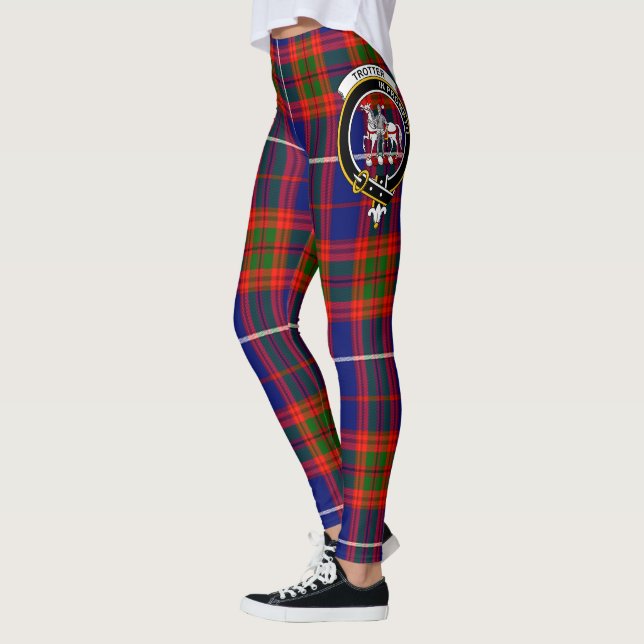 Escudo de Trotter Clan Escocia Mujeres Leggings (Izquierda)