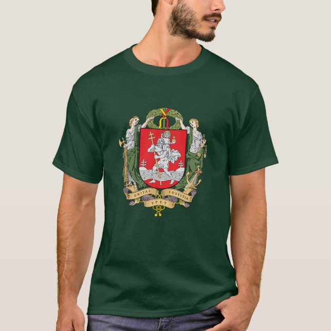 Escudo de Vilna, camiseta de Lituania (Anverso)