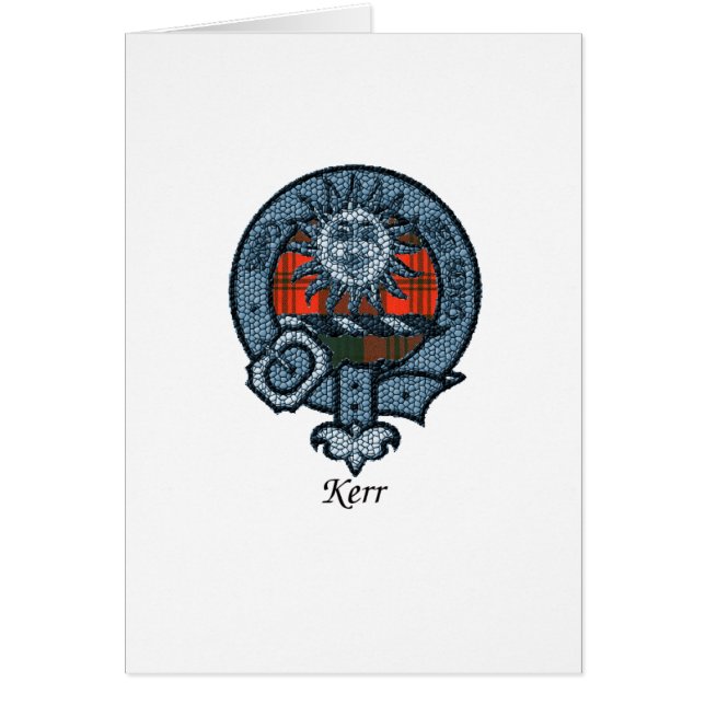 Escudo del clan de Kerr (Frente)