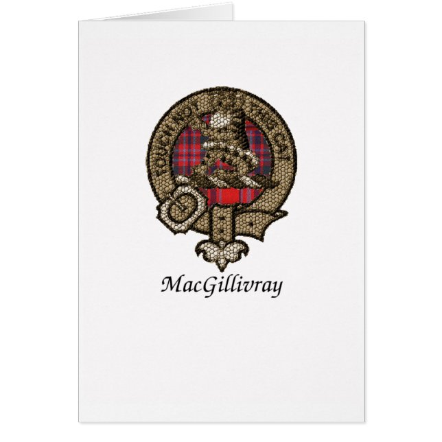 Escudo del clan de Macgillivray (Frente)