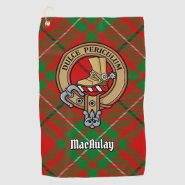 Escudo del Clan MacAulay sobre la toalla de golf T