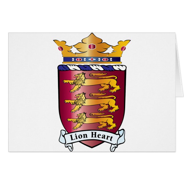 Escudo del corazón del león (Anverso (Horizontal))