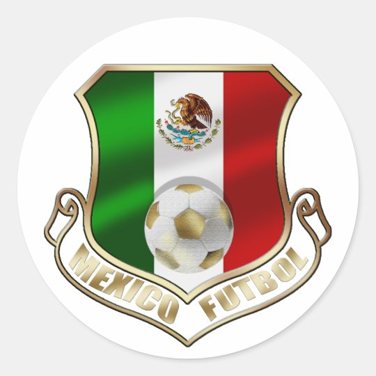 Escudo del fútbol del emblema de la insignia de pegatina redonda