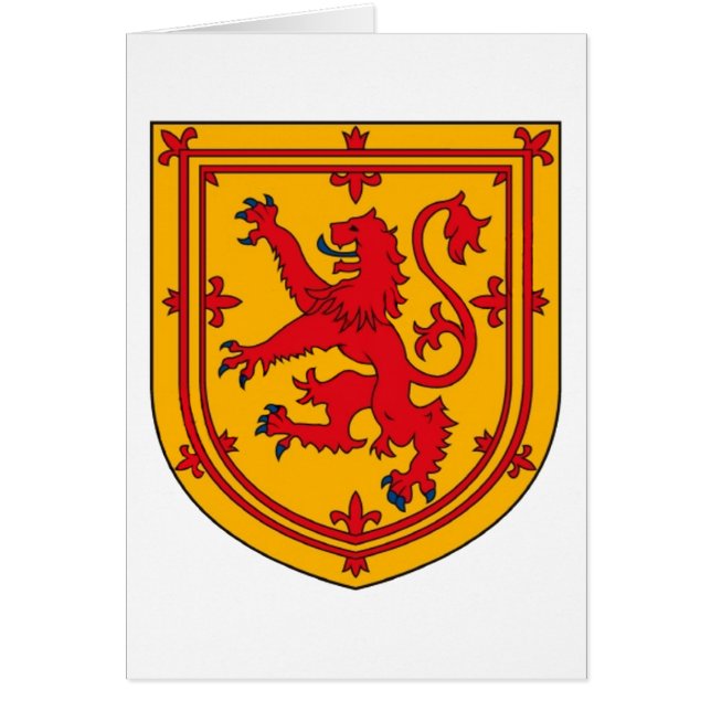 Escudo del León Rampante de Escocia (Frente)