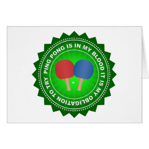 Escudo fantástico del ping-pong