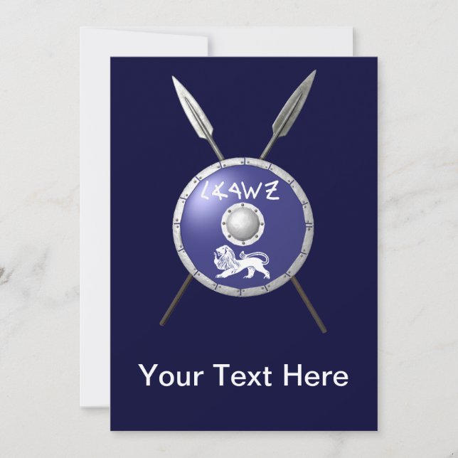 Escudo Macabee Y Spears (Anverso)
