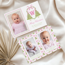 Escudo monograma de árbol de navidad de los petusc