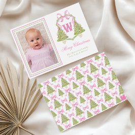 Escudo monograma de árbol de navidad de los petusc