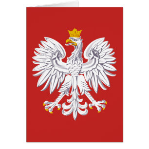 Escudo patriótico polaco con águila