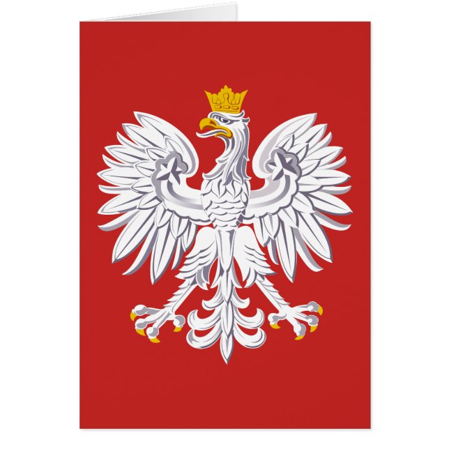 Escudo patriótico polaco con águila (Frente)