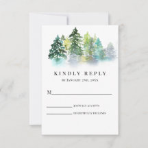 Escudo Pine Wedding RSVP