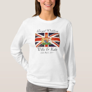 Escudo Real Boda De La Camiseta De Armas