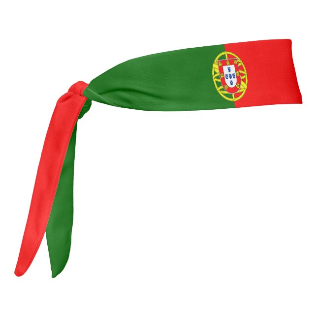 Escudo verde rojo de bandera portuguesa (Girar 270)