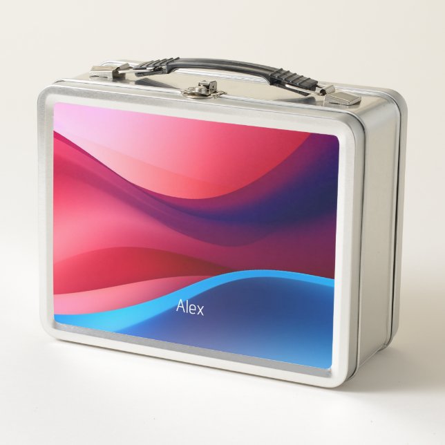 Escuela abstracta azul oscuro morado (Anverso)