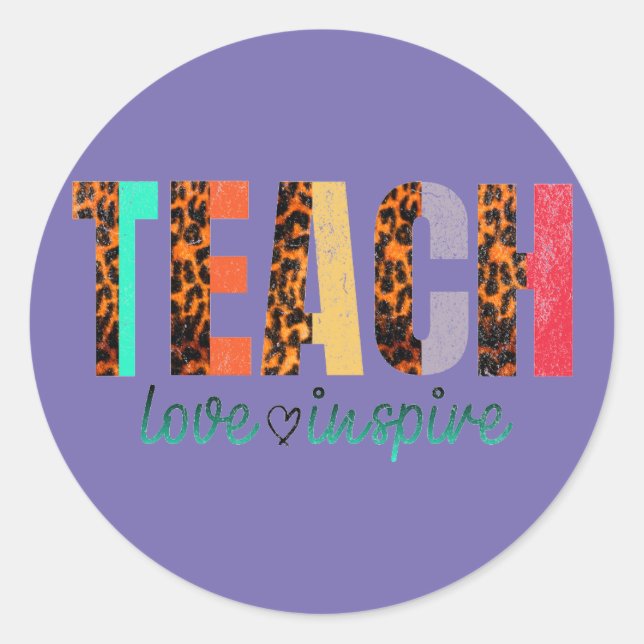 Escuela clásica de Pegatinas redondos (Anverso)