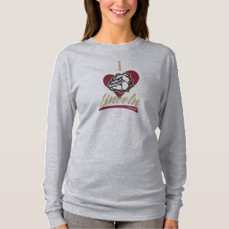Escuela cristiana de Lincoln - camisa de Scoopneck