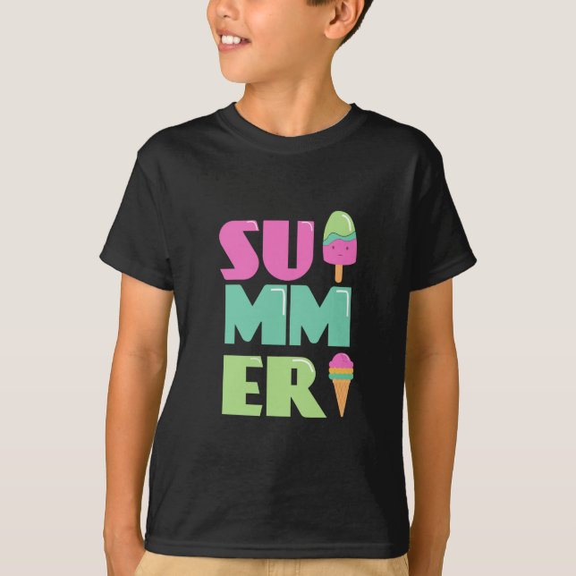 Escuela de Adiós Hola veraniega camiseta (Anverso)