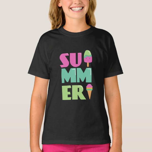 Escuela de Adiós Hola veraniega camiseta (Anverso)