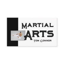 Escuela de Artes Marciales Karate Tarjeta blanca y