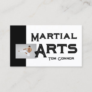 Escuela de Artes Marciales Karate Tarjeta blanca y