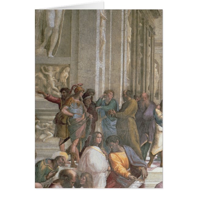 Escuela de Atenas, del della de la estrofa (Frente)
