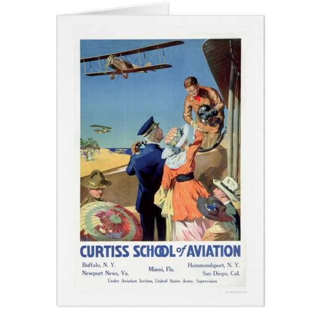 Escuela de Curtiss de la aviación (US02053) (Frente)