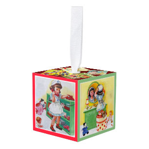"Escuela de enfermería temprana" Cubo de ornamento