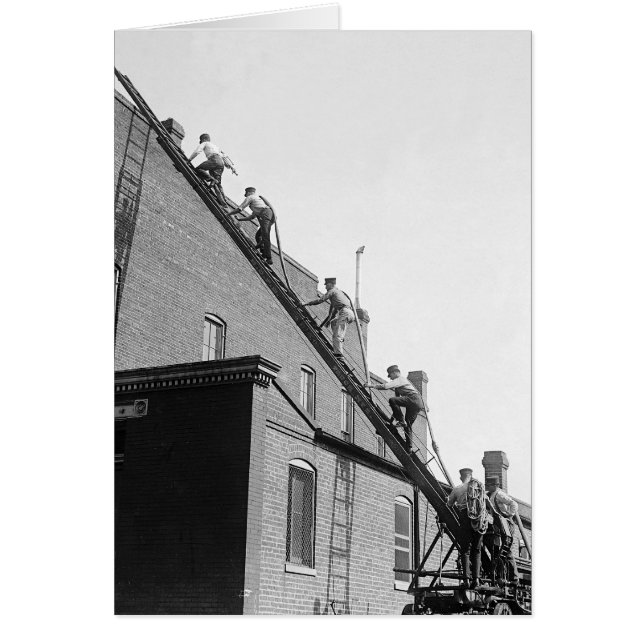 Escuela de entrenamiento de los bomberos, 1920 (Frente)