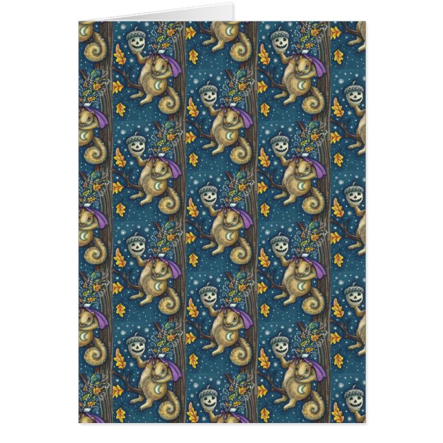 ESCUELA DE HOLLOW DE DORMIR, TARJETA DE HALLOWEEN  (Frente)