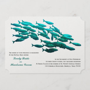 Escuela de la invitación católica de la boda de
