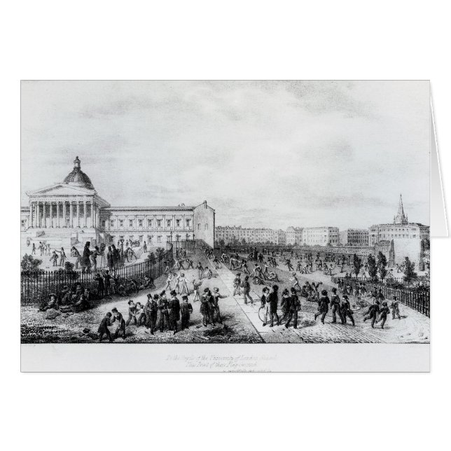 Escuela de la Universidad, Londres, 1835 (Anverso (Horizontal))