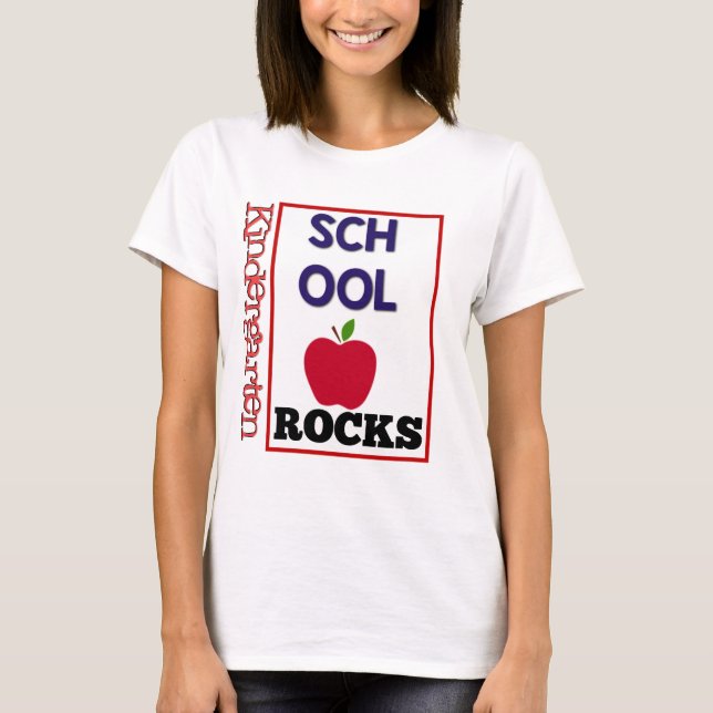 Escuela de profesores de guardería rompen camiseta (Anverso)