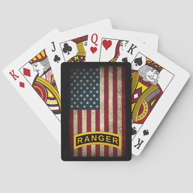 Escuela de Ranger del Ejército - Cartas de Jugar (Reverso)