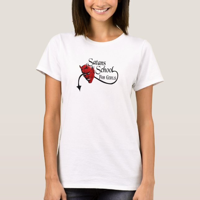 Escuela de Satans para la camiseta de los chicas (Anverso)