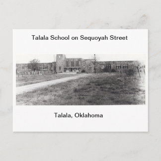 Escuela de Talala en la postal de la calle de