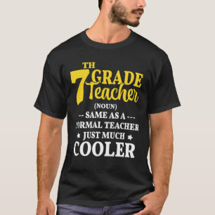 Escuela divertida de camisetas de definición de d