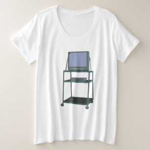 Escuela divertida de TV y VCR en aula 80's 90s