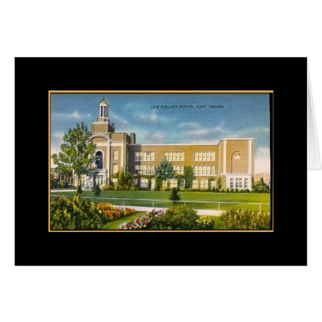 Escuela Gary de Lew Wallace EN (vintage) (Anverso (Horizontal))