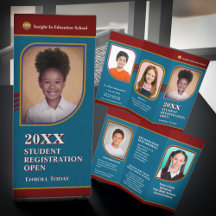 Escuela moderna con logotipo de fotografía de empr