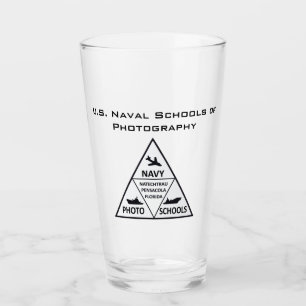 Escuela Naval de Fotografía Tumbler de Vidrio de E