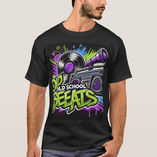 Escuela Retro derrota camiseta gráfica - Vinyl (Anverso)