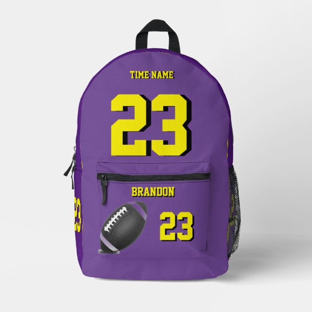 Escuela secundaria de mochila de fútbol Pby (Anverso)